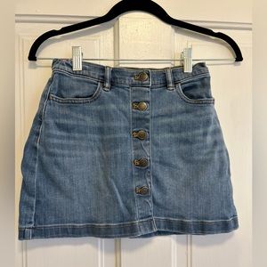 Crewcuts girls denim skirt, size 10